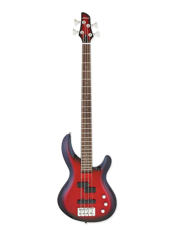 Aria IGB-STD-MRS IGB Basswood Body Carved Top Bolt-on Maple 3p Neck 4-String Electric Bass Guitar image 1