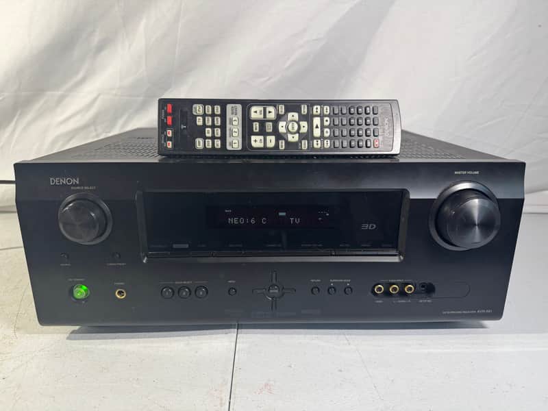 Denon AVR-591 Receiver HDMI 5.1 Channel Home Theater Surround Sound ARC Audio image 1