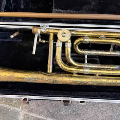 Bach Mercedez trigger trombone. With case and mouthpiece. USA image 3