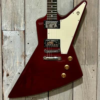 2001 Gibson Explorer '76  Cherry Finish, Includes Pro Setup & Original Hard Shell Case ! image 2