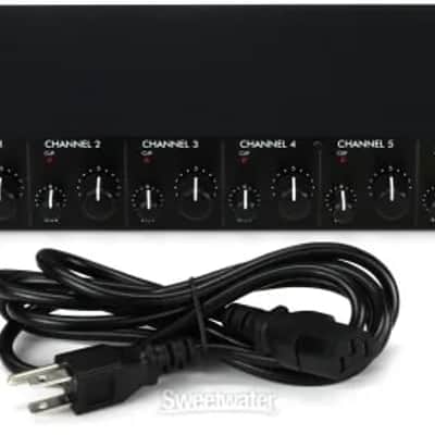 ART MX821S Eight Channel Mic/Line Mixer With Stereo Outputs N/A - Black image 1