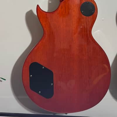 Vintage V100-AFD Reissued Paradise Series Single Cut 2010s - Flamed Amber image 10