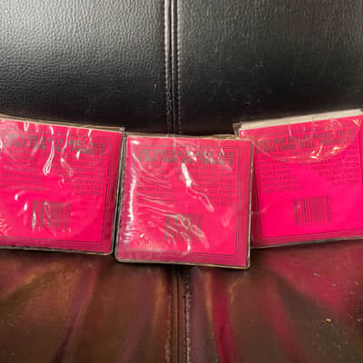 Set of 3x Vintage ( mid-90s)  Ernie Ball 2223 Super Slinky  9-42  Nickel Wound El Guitar String image 3