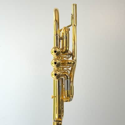 VERY RARE SPECIMEN BACH SPADA STRADIVARIUS EL Eb TRUMPET GOLD PLATED CONVERSION 236 image 9