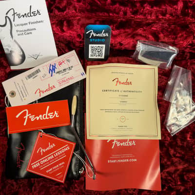 Fender American Vintage II 1957 Stratocaster Maple Fingerboard Black (531) image 8