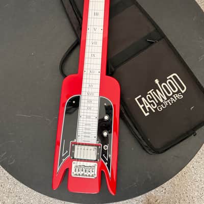 Eastwood Airline Lap Steel Guitar 2010’s - Candy Apple Red image 1