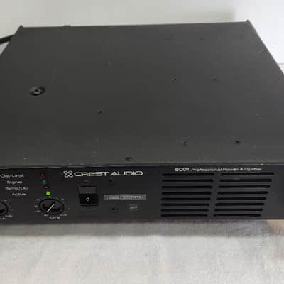 Legendary Amplifier Crest  Audio Professional Power Amplifier 6001 Crest’s legendary “overbuilt” power supply . Made In USA image 4