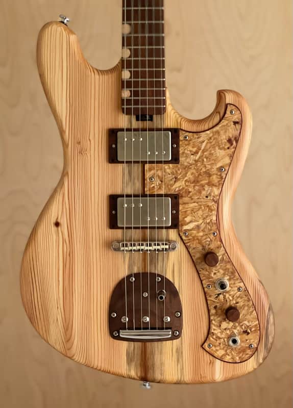 Strack Guitars  Salvaged Pine Offset image 1