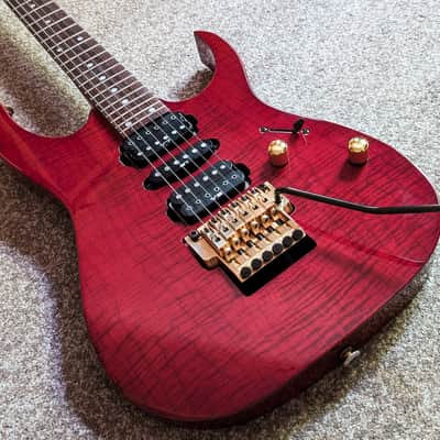 RARE! 1995 Ibanez RG570CT TBY - Transparent Burgundy, Wizard Neck / Made in Japan /, including hard case!FREE Shipping in EU! VIDEO! image 3