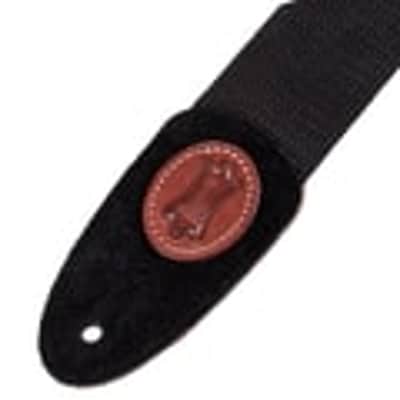 LEVYS HEAVY WEIGHT COTTON GUITAR STRAP BLACK image 3