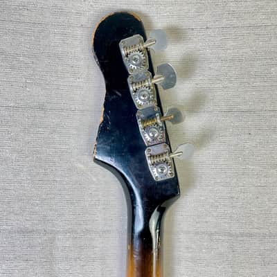 Maxitone Crescent Moon Boomerang Bass 1960s Sunburst Ibanez Biz Japan MIJ Hoshino image 6