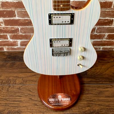 Prisma Accardo  2020 Tinted White/ Natural AAA Roasted Flame Maple Neck *7lbs 7.6oz* (Authorized Dealer) image 4