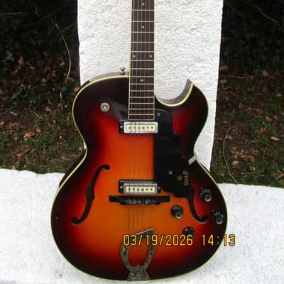 Guild T-100 D Guitar, 1965, Hoboken, N.J., Case image 18