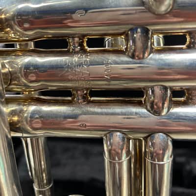 King 2055T Silver Flair Bb Trumpet with 1st Slide Trigger (Silver Plated) - Recently Overhauled by Master Technician image 3