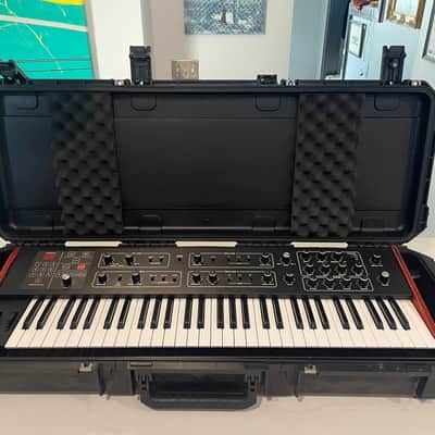 Sequential Prophet 600 with Gli Gli mod, upgraded Fatar keyboard, and travel case image 1