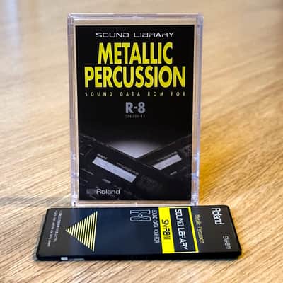 Roland R-8 / R-8m / R-8 MKII | SN-R8-11 METALLIC PERCUSSION | Waveform ROM Voice Card |