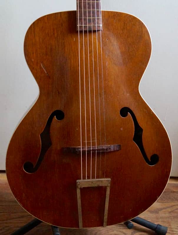 洋楽 Kay-K of D.E.A. Kay K-36 1940's Vintage Archtop Guitar Aged Natural Satin | Reverb