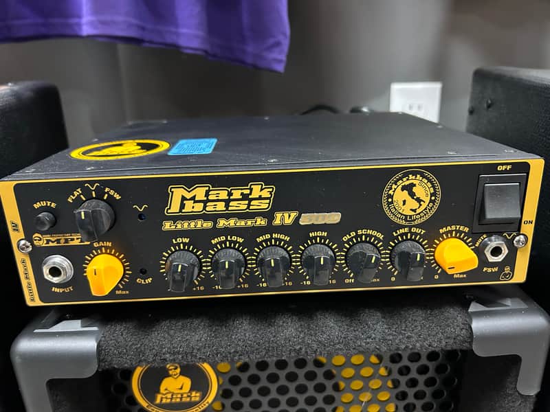 Markbass LittleMark-IV-300U - Black / Yellow image 1