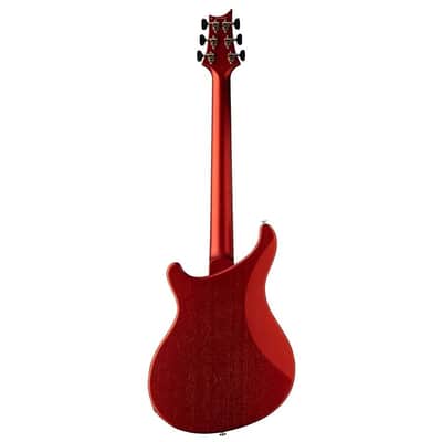 PRS - Paul Reed Smith S2 Vela Semi Hollow Satin - RA Red Apple Metallic Semi-Acoustic Guitar image 3