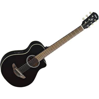 Yamaha APXT2 3/4 Size Acoustic/Electric Cutaway Guitar - Black image 2