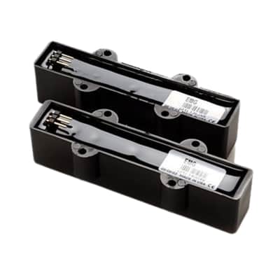 EMG Active Ceramic Jazz Bass Pickup Set, Black image 2