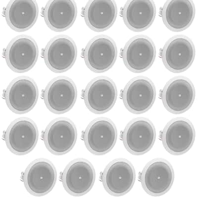 (24) JBL 8124 4" Full Range Commercial 70V/100V 6w Ceiling Speakers 4 Restaurant image 1