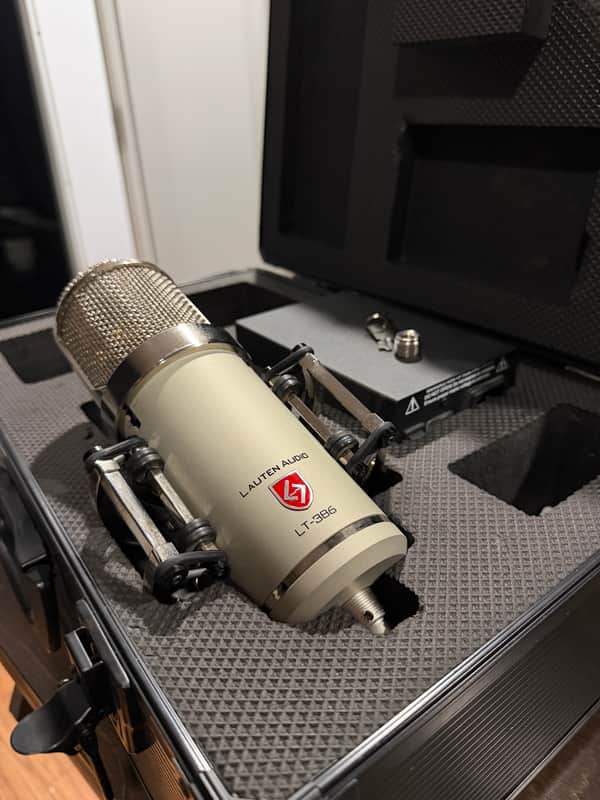Lauten Audio Eden LT-386 Large Diaphragm Multipattern Tube Condenser Microphone 2010s - Champagne image 1