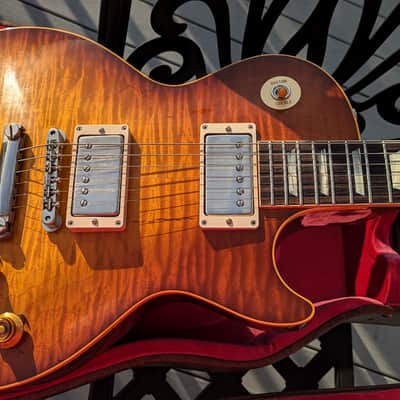 2025 Gibson Custom Shop PSL  '59 Les Paul Reissue - LPR9 - Ice Tea - No Pickguard image 5