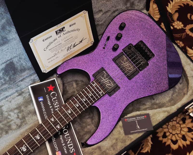ESP Custom Shop KH-2 Kirk Hammett Signature 2018 - Purple Sparkle ☆VIDEO☆ image 1