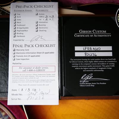 Gibson USA Custom Shop R8 Aged Reissue Limited Edition image 4