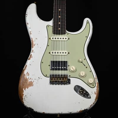 Fender Custom Shop '62 Stratocaster HSS Heavy Relic- Olympic White 2026 (R147998) image 1