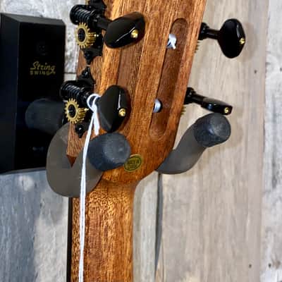 Leolani Tenor T1824 Slotted Headsock,  Solid Spruce Top, Exotic Black & White  Ebony Back & Sides image 17