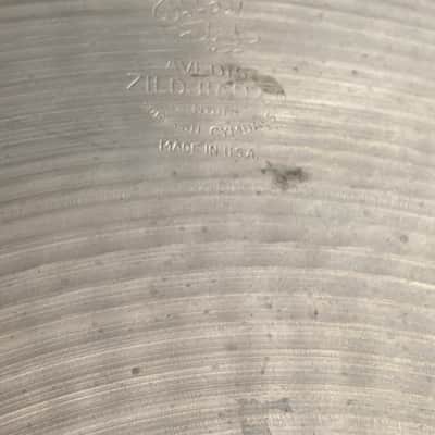 Zildjian - 20" A Medium Ride Cymbal 2168g 1970's image 3