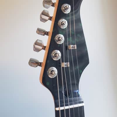 JLR Guitars Alien Blood Splatter super strat image 4