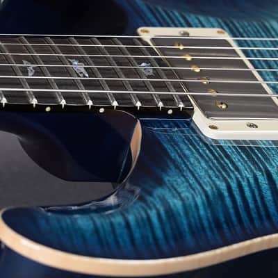 PRS Custom 24 Wood Library Y2 SA Back ZI/FB Cobalt Blue image 7
