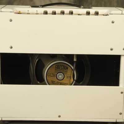 2004 Marsh 1974X Clone Handwired WHITE Combo Tube Amp w/1X12" Celestion image 4
