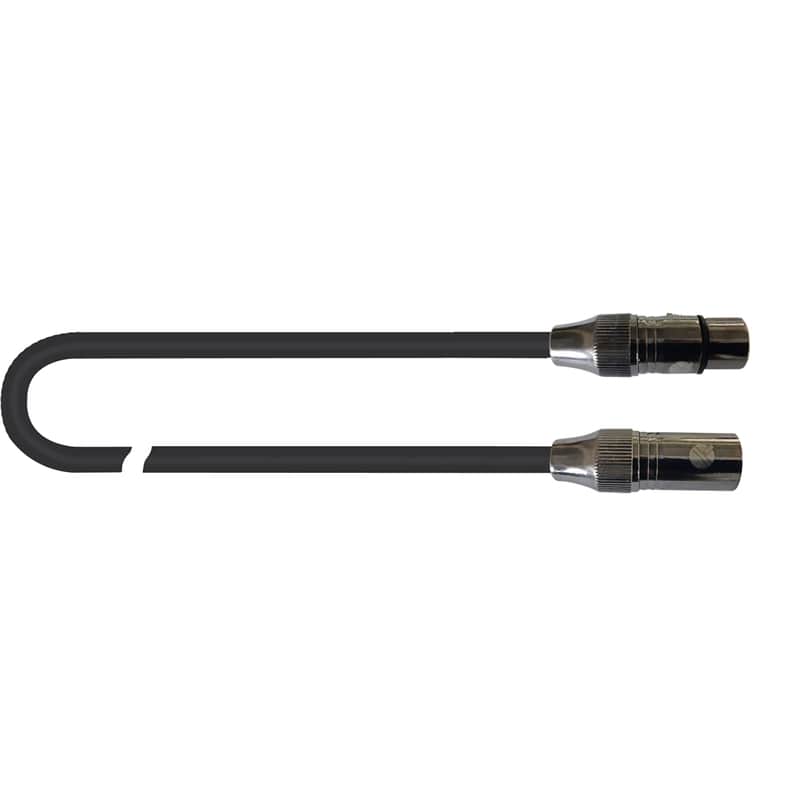 Quik-Lok ITST/MF-1 XLR Male/XLR Female 1 mt image 1