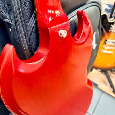 🍒2022🍒 Gibson SG Tribute~ Worn Satin Cherry USA + Deluxe Gig Bag~ Cherished! image 12