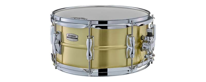 Used Yamaha Recording Custom Snare Metal Drum Shell Size:13x6.5, Shell Material:Brass image 1