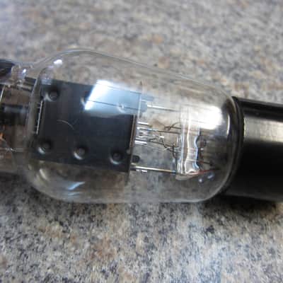 Tungsol 5998 Triode Power Tube, Domino Plates,Test Strong/Balanced Vintage Military USA Spec, Ex Sound/Performance image 2