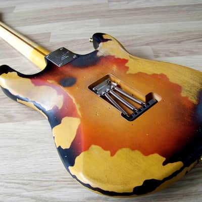 PRE-ORDER: TPP Joe Perry "StratoTele" Custom Greenie Aerosmith Tribute Relic Stratocaster Telecaster image 3