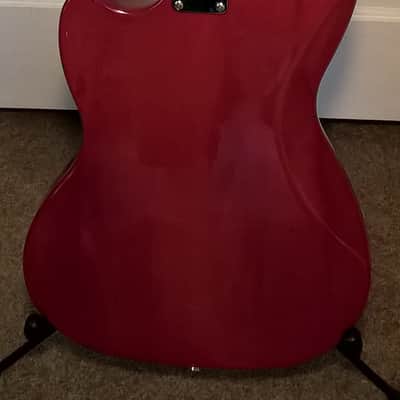 Hutchins Doodlebug -- Brand New Cond; 4 Humbuckers; Paisley & Red Transparent Finish; w/ New Gig Bag image 14