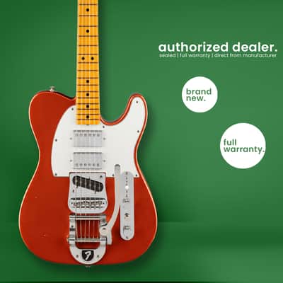 Fender Stories Collection | Mike Campbell Red Dog | Telecaster Electric Guitar | Red Dog Red image 1
