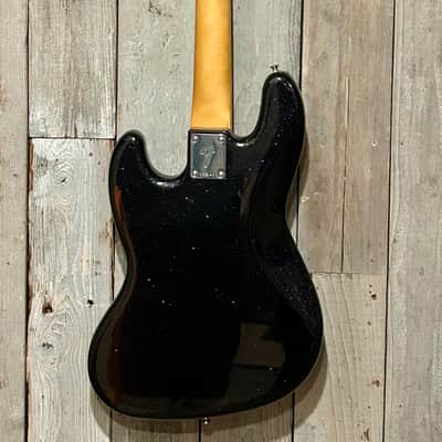 NEW Fender Gold Foil Jazz Bass - Black Sparkle, In Stock and Ships Fast and Free! Pro Setup Included! image 9