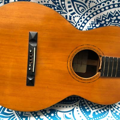 Antique Vintage 1896 Andrew Groehsl Chicago, IL Parlor Guitar Project Brazilian Rosewood image 1