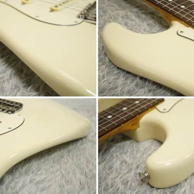 1990’s Fender Japan FUJIGEN Made Stratocaster ST-40 Vintage White finish Made in Japan image 12