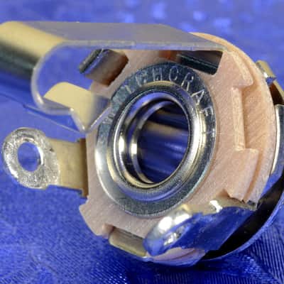 Switchcraft 1/4" Premium Mil. Spec. Guitar Input Jack/Amp Speaker Output Jack, #JK001 image 2
