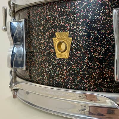 Ludwig 12x18"/8x12"/14x14"Jazzette w/ 5x14" Jazz Fest - Finest known. VIDEO. Rare Black Galaxy image 24