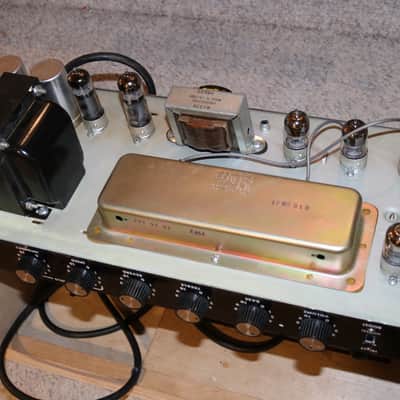 Vintage 1974 Traynor Studio Mate Tube Amp Chassis - Fully Working and Sounding Great!! image 8