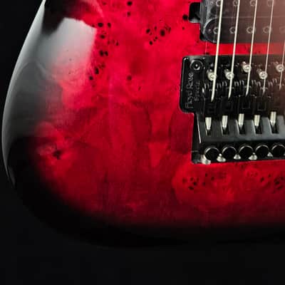 Schecter Omen Elite-6 FR Electric Guitar - Black Cherry Burst image 6